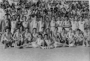 ECOLE NORMALE D INSTITUTEURS 1950 PROMO 49 53 AU STADE MONREAL